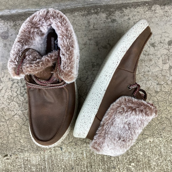 Skechers Bobs Skipper Hang Glider Chukka Boots, Brown Color Size 8 Style 113443 - Picture 1 of 8